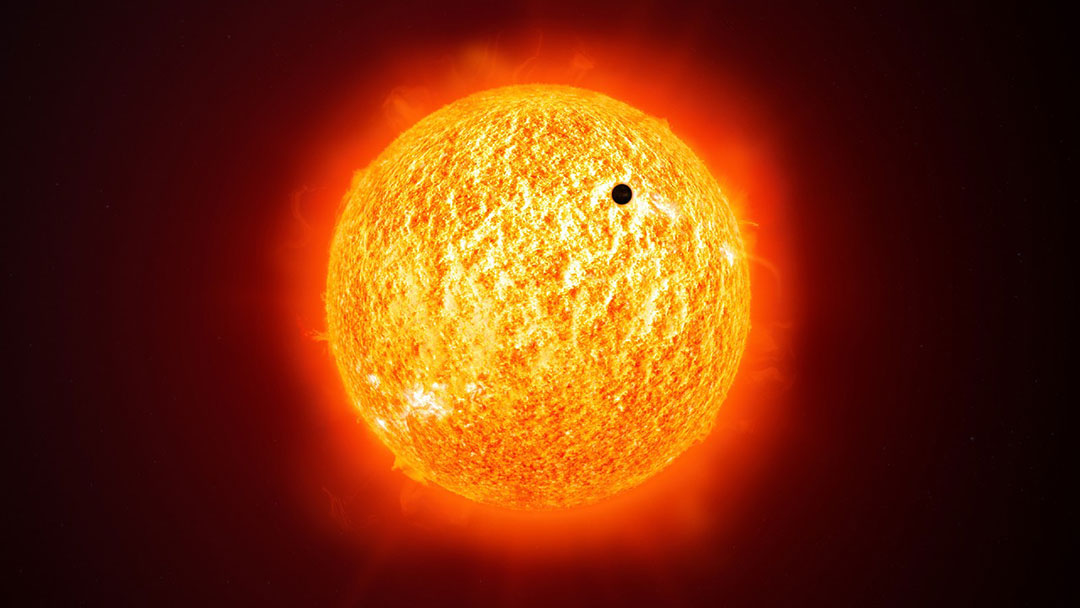 Image of Mercury near the sun