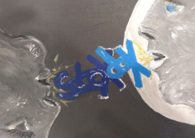 Painting called "Dancing In The Moonlight"