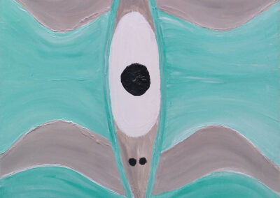 Painting called "Five Eyes"