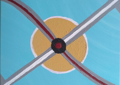 Painting called "The Wheel Of Time"
